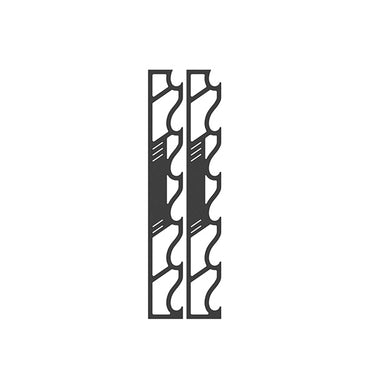 Vinyl Rolhouder - 6 rollen