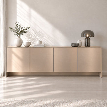 Suede Rose Metaallook interieurfolie sfeerbeeld