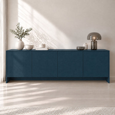 Oxford matte interieurfolie op dressoir in woonkamer