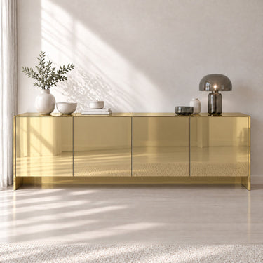 Mirror Gold spiegelfolie Metaallook sfeerbeeld